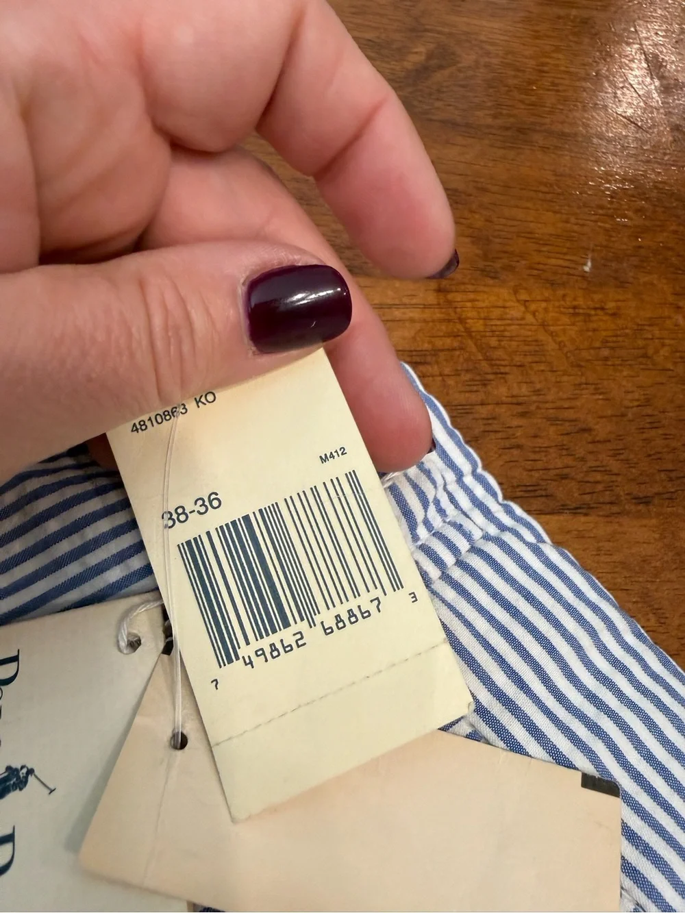 Ralph Lauren lightweight striped
